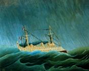 The Storm Tossed Vessel - 亨利·卢梭